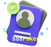 Tornar-se um membro do 888Poker é muito simples