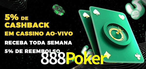 Promoções do cassino ao Vivo 888Poker